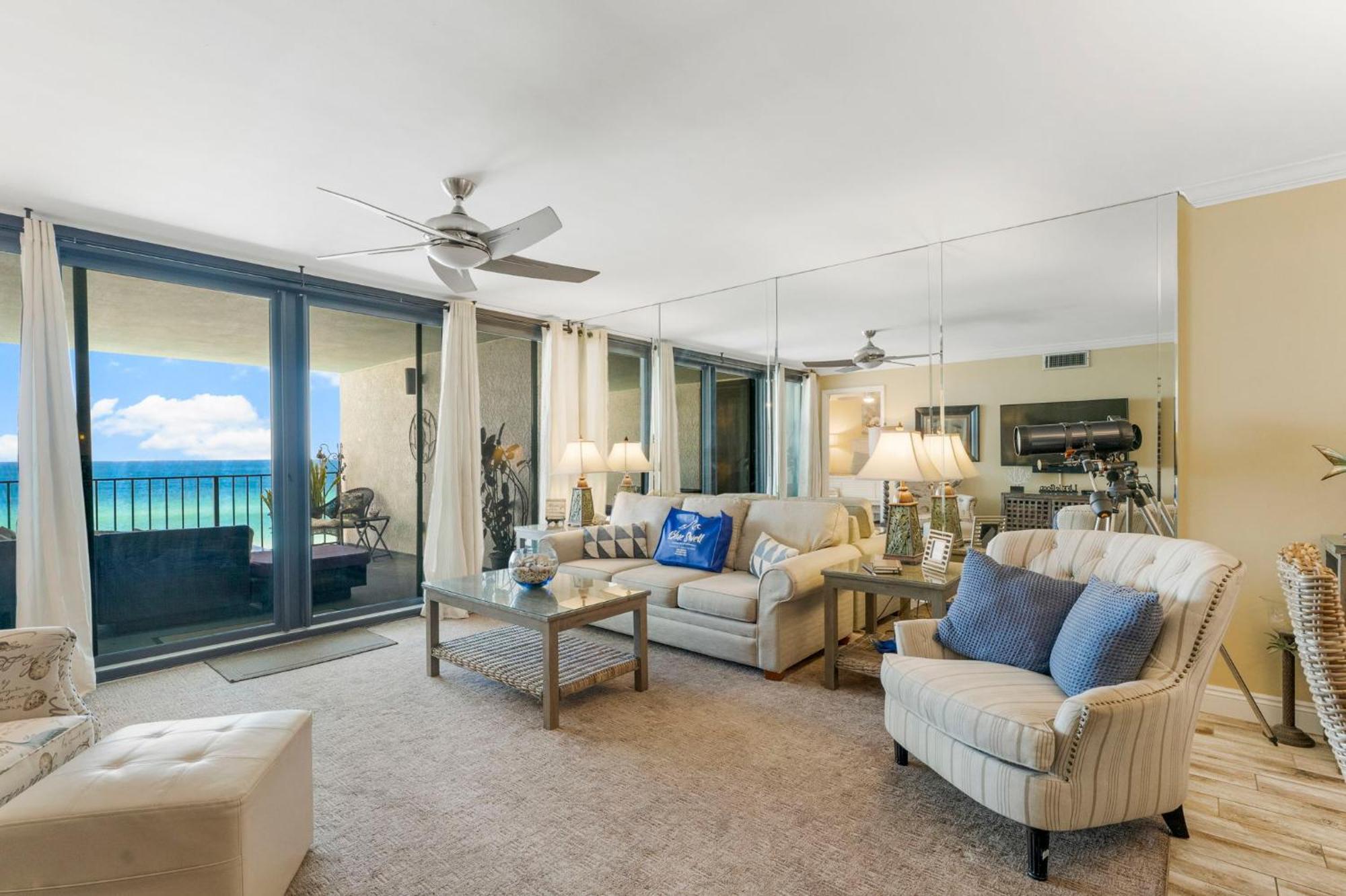 Stunning 2/2 Designer Condo W Coastal Appeal Right On The Gulf! Panama City Beach Dış mekan fotoğraf