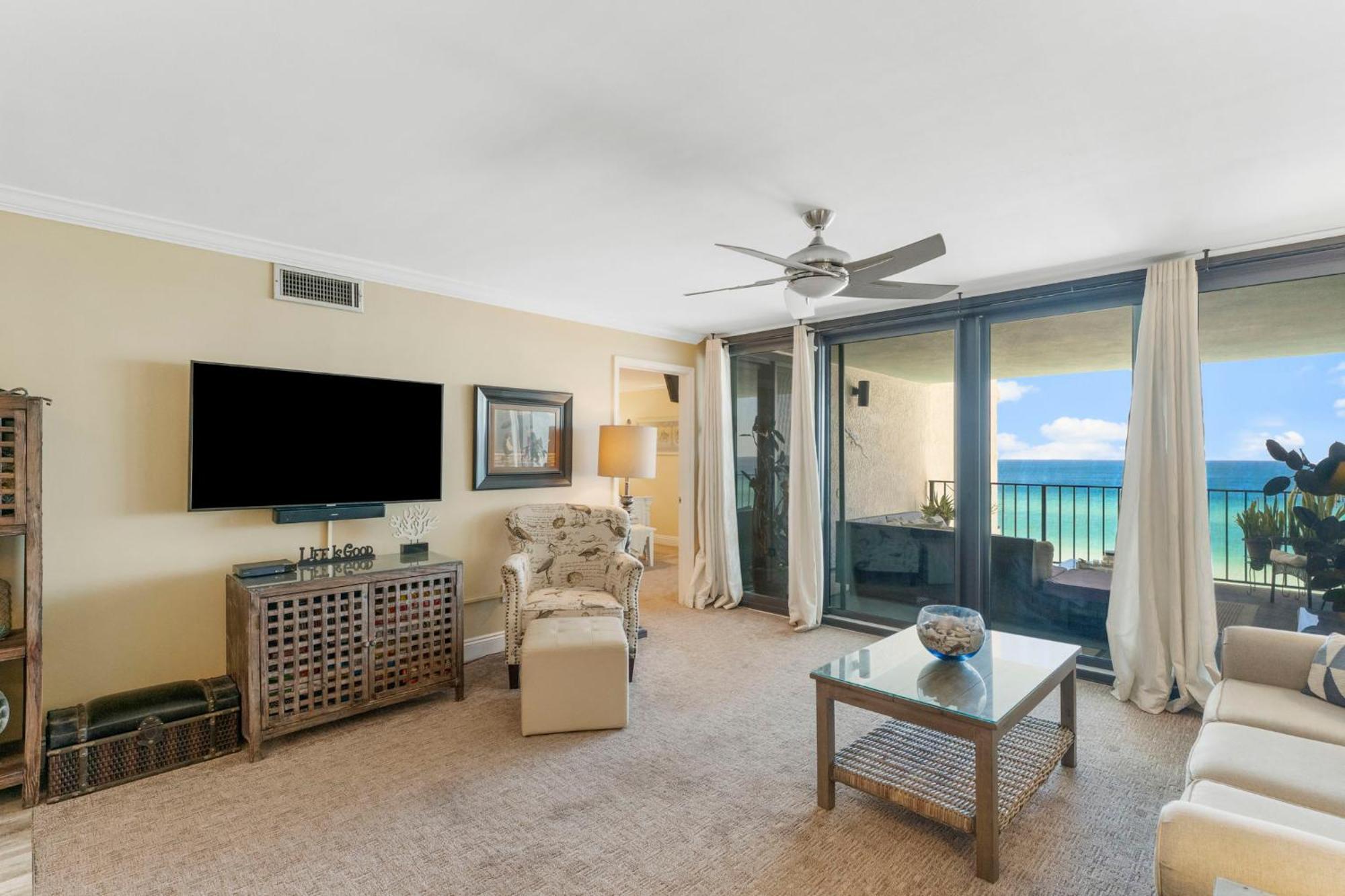 Stunning 2/2 Designer Condo W Coastal Appeal Right On The Gulf! Panama City Beach Dış mekan fotoğraf