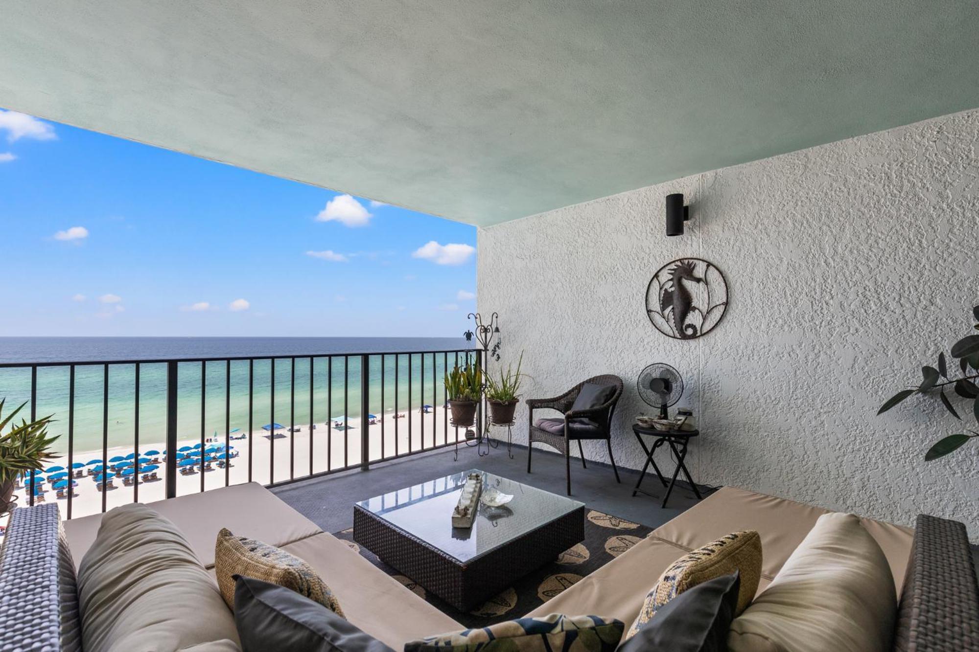 Stunning 2/2 Designer Condo W Coastal Appeal Right On The Gulf! Panama City Beach Dış mekan fotoğraf